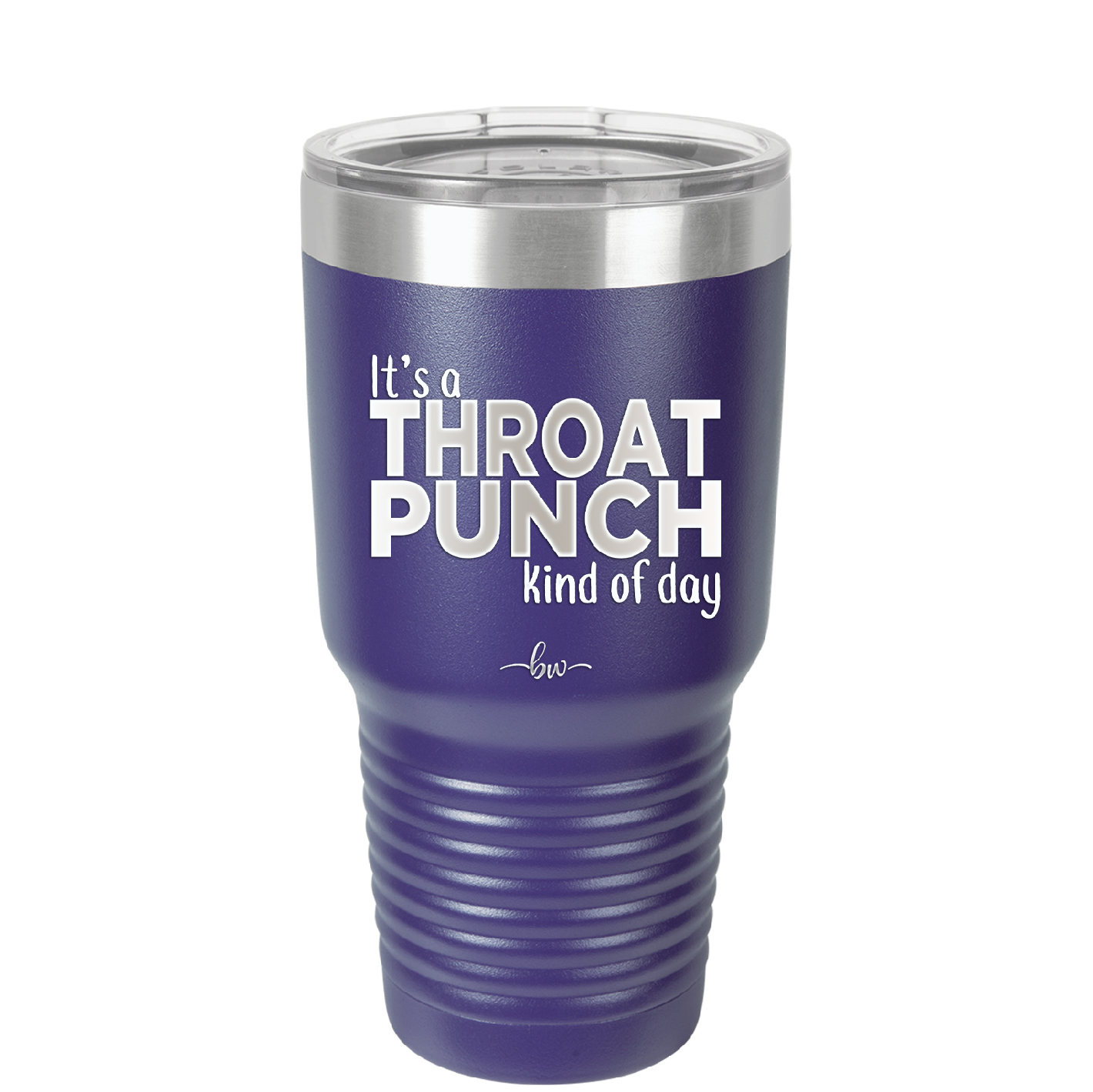 It's a Throat Punch Kind of Day - Laser Engraved Stainless Steel Drinkware - 2333 -