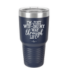 I'm Just WTFing My Way Through Life - Laser Engraved Stainless Steel Drinkware - 2343 -