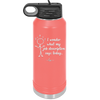 I Wonder What My Job Description Says Today - Laser Engraved Stainless Steel Drinkware - 2345 -