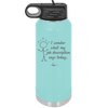 I Wonder What My Job Description Says Today - Laser Engraved Stainless Steel Drinkware - 2345 -