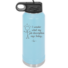 I Wonder What My Job Description Says Today - Laser Engraved Stainless Steel Drinkware - 2345 -