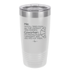 Me I'm Tired of All the Crossfit Coworker it's Pronounced Croissant - Laser Engraved Stainless Steel Drinkware - 2347 -