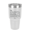 Me I'm Tired of All the Crossfit Coworker it's Pronounced Croissant - Laser Engraved Stainless Steel Drinkware - 2347 -