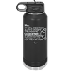 Me I'm Tired of All the Crossfit Coworker it's Pronounced Croissant - Laser Engraved Stainless Steel Drinkware - 2347 -