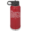 Me I'm Tired of All the Crossfit Coworker it's Pronounced Croissant - Laser Engraved Stainless Steel Drinkware - 2347 -