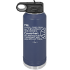 Me I'm Tired of All the Crossfit Coworker it's Pronounced Croissant - Laser Engraved Stainless Steel Drinkware - 2347 -