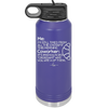 Me I'm Tired of All the Crossfit Coworker it's Pronounced Croissant - Laser Engraved Stainless Steel Drinkware - 2347 -