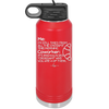 Me I'm Tired of All the Crossfit Coworker it's Pronounced Croissant - Laser Engraved Stainless Steel Drinkware - 2347 -