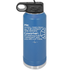 Me I'm Tired of All the Crossfit Coworker it's Pronounced Croissant - Laser Engraved Stainless Steel Drinkware - 2347 -