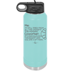Me I'm Tired of All the Crossfit Coworker it's Pronounced Croissant - Laser Engraved Stainless Steel Drinkware - 2347 -