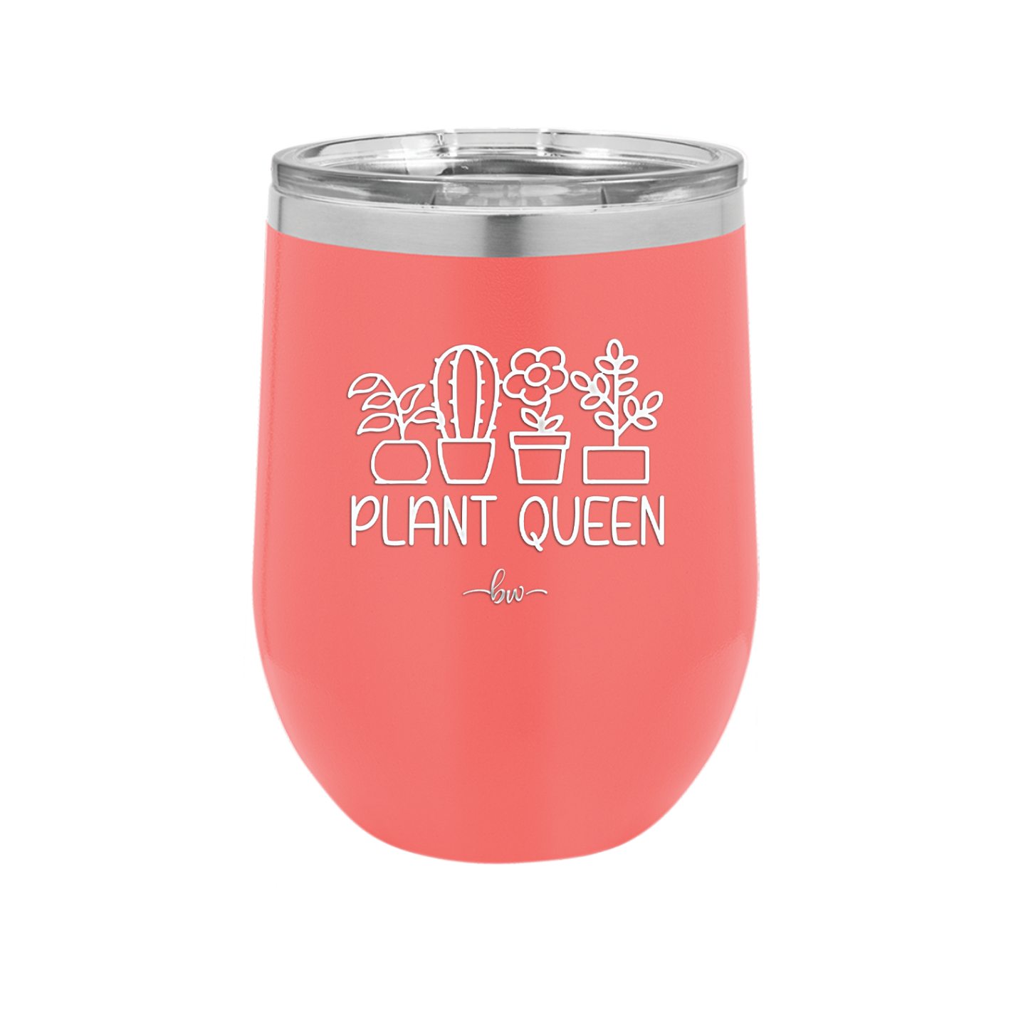 Plant Queen - Laser Engraved Stainless Steel Drinkware - 2351-