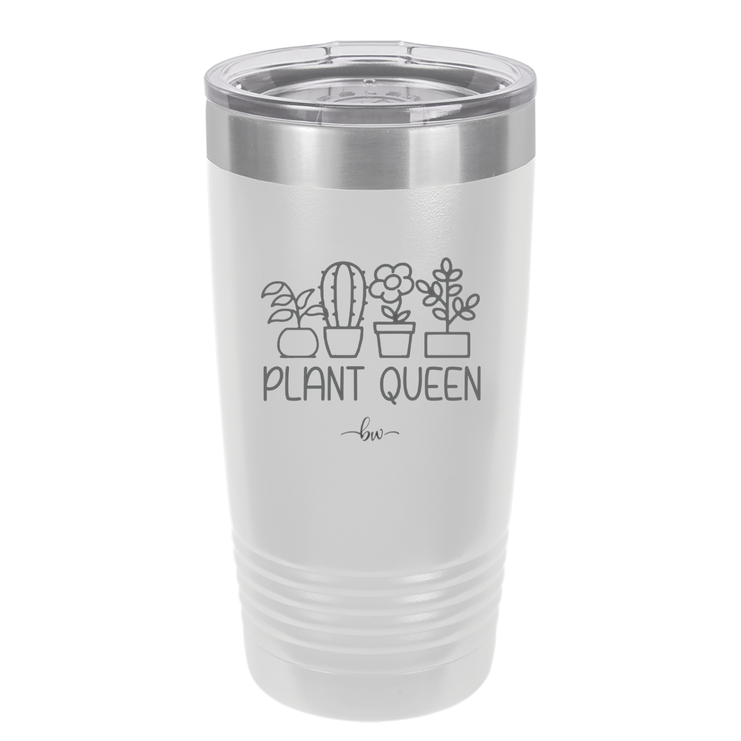 Plant Queen - Laser Engraved Stainless Steel Drinkware - 2351-