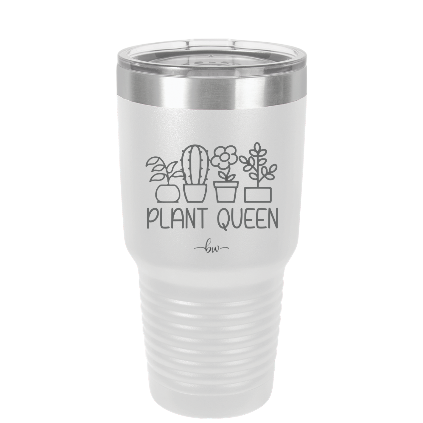 Plant Queen - Laser Engraved Stainless Steel Drinkware - 2351-