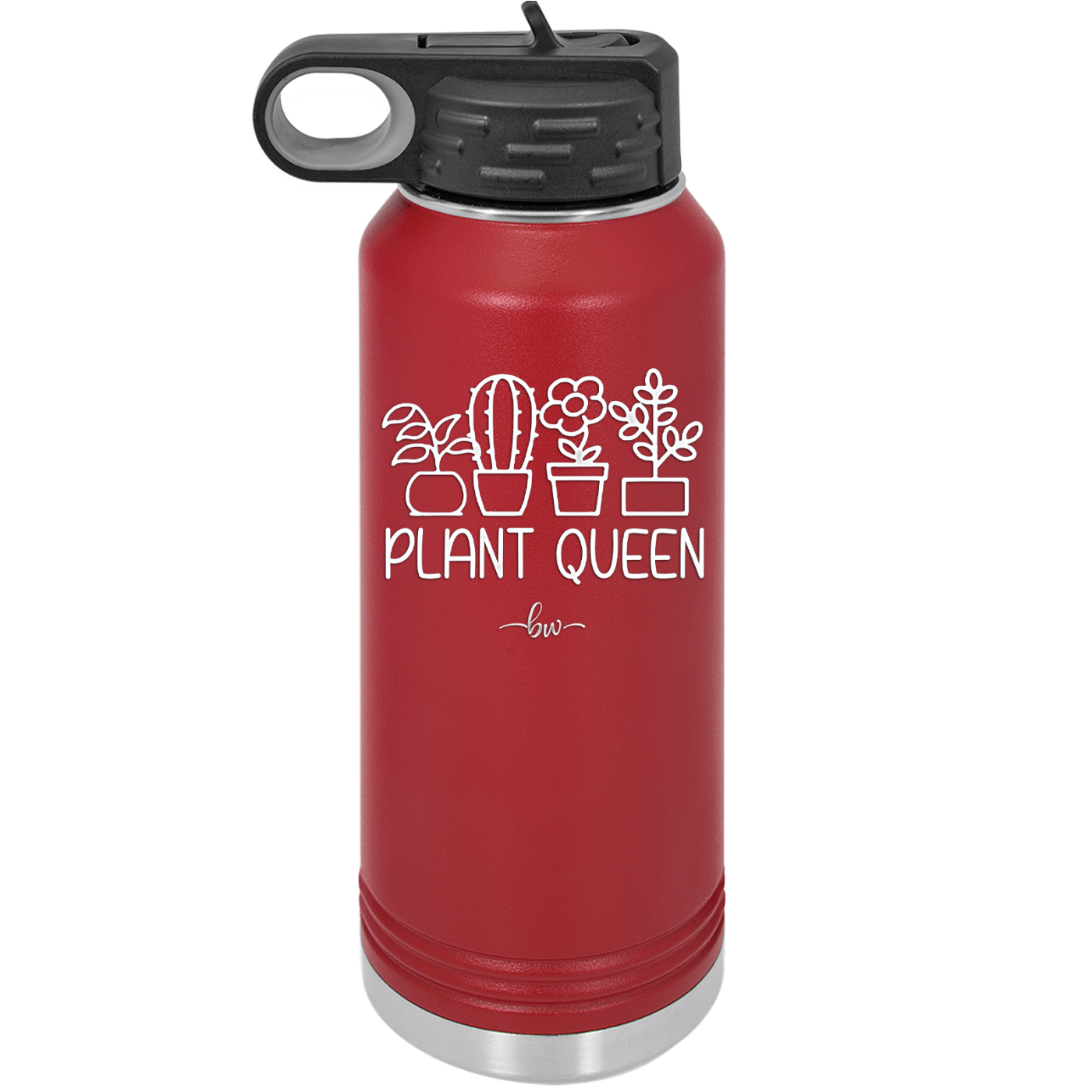 Plant Queen - Laser Engraved Stainless Steel Drinkware - 2351-