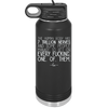 The Human Body Has 7 Trillion Nerves - Laser Engraved Stainless Steel Drinkware - 2362 -