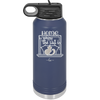 Home is Where the Cat is - Laser Engraved Stainless Steel Drinkware - 2370 -
