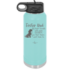 Foster Dad My Heart Breaks with Each Goodbye (Dog) - Laser Engraved Stainless Steel Drinkware - 2373 -