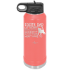Foster Dad My Heart Breaks with Each Goodbye (Cat) - Laser Engraved Stainless Steel Drinkware - 2374 -