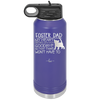 Foster Dad My Heart Breaks with Each Goodbye (Cat) - Laser Engraved Stainless Steel Drinkware - 2374 -