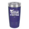 Surely Not Everyone Was Kung Fu Fighting - Laser Engraved Stainless Steel Drinkware - 2375 -