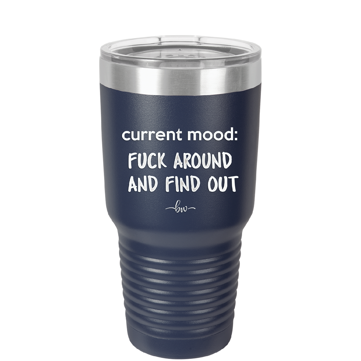 Current Mood: Fuck Around and Find Out - Laser Engraved Stainless Steel Drinkware - 2382 -
