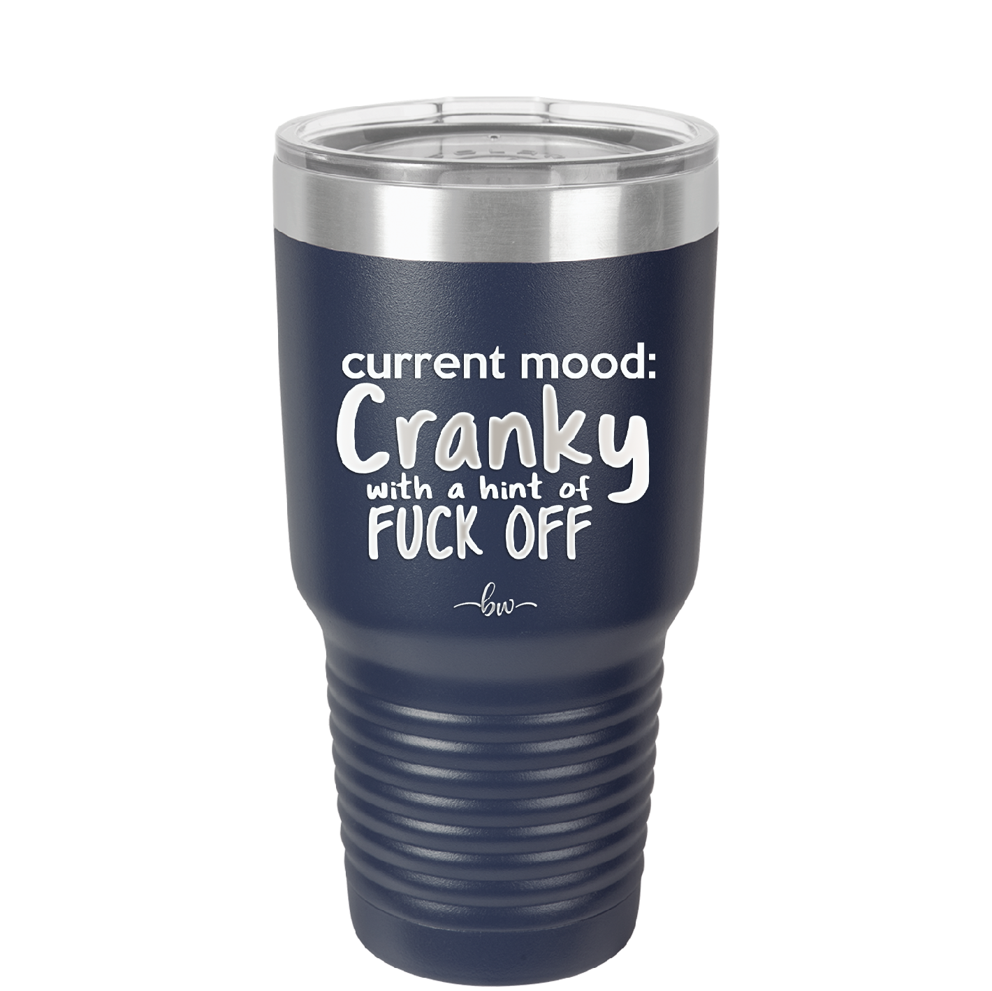 Current Mood: Cranky with a Hint of Fuck Off - Laser Engraved Stainless Steel Drinkware - 2383 -