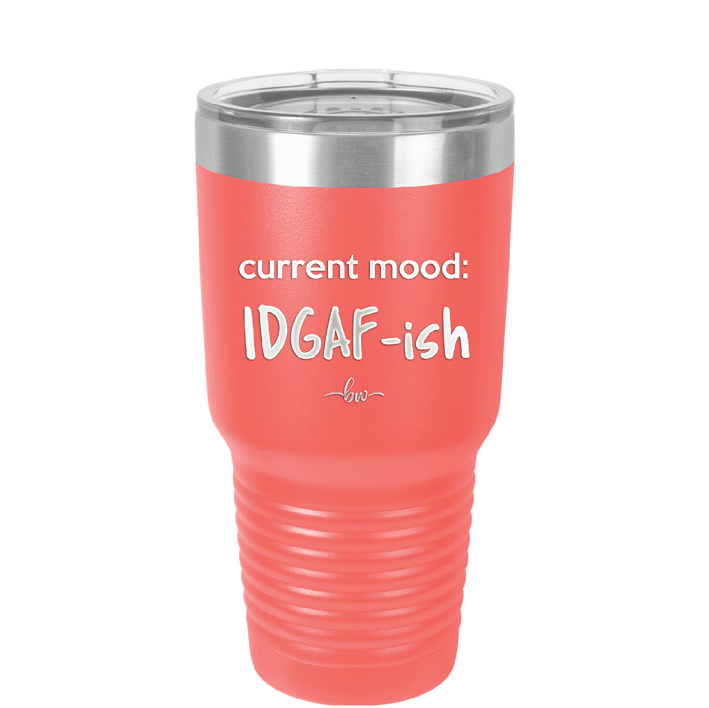Current Mood: IDGAF ish - Laser Engraved Stainless Steel Drinkware - 2384 -