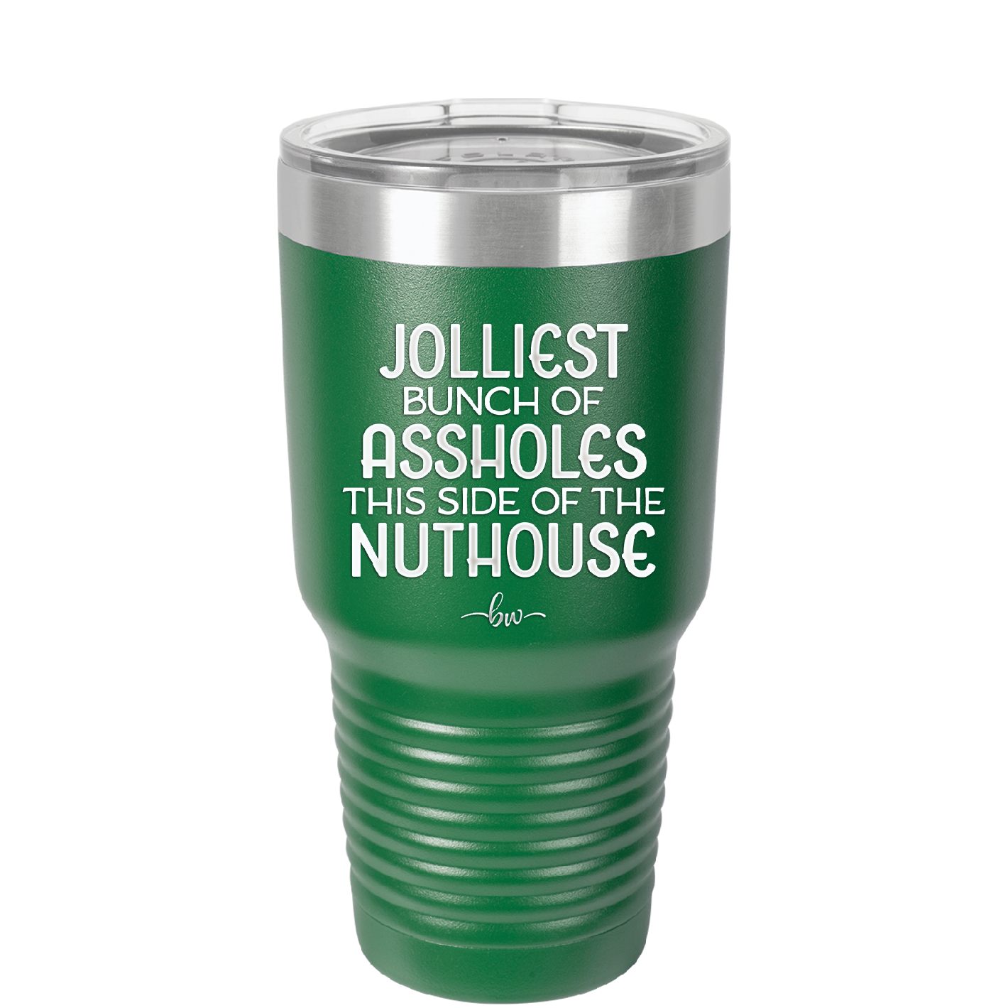 Jolliest Bunch of Assholes This Side of the Nuthouse - Laser Engraved Stainless Steel Drinkware - 2392 -