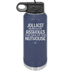 Jolliest Bunch of Assholes This Side of the Nuthouse - Laser Engraved Stainless Steel Drinkware - 2392 -