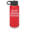 Jolliest Bunch of Assholes This Side of the Nuthouse - Laser Engraved Stainless Steel Drinkware - 2392 -