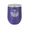 Shine On You Beautiful Batshit Crazy Diamond - Laser Engraved Stainless Steel Drinkware - 2394 -