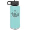 Shine On You Beautiful Batshit Crazy Diamond - Laser Engraved Stainless Steel Drinkware - 2394 -