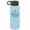 Shine On You Beautiful Batshit Crazy Diamond - Laser Engraved Stainless Steel Drinkware - 2394 -