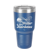 I Sweat Glitter and Fart Rainbows Unicorn - Laser Engraved Stainless Steel Drinkware - 2396 -