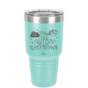 I Sweat Glitter and Fart Rainbows Cat - Laser Engraved Stainless Steel Drinkware - 2397 -