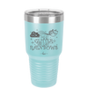 I Sweat Glitter and Fart Rainbows Cat - Laser Engraved Stainless Steel Drinkware - 2397 -