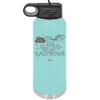 I Sweat Glitter and Fart Rainbows Cat - Laser Engraved Stainless Steel Drinkware - 2397 -
