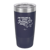 I'm Feeling a Little Stabby Today Unicorn - Laser Engraved Stainless Steel Drinkware - 2399 -