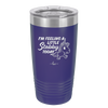 I'm Feeling a Little Stabby Today Unicorn - Laser Engraved Stainless Steel Drinkware - 2399 -