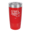 I'm Feeling a Little Stabby Today Unicorn - Laser Engraved Stainless Steel Drinkware - 2399 -