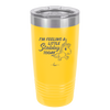 I'm Feeling a Little Stabby Today Unicorn - Laser Engraved Stainless Steel Drinkware - 2399 -
