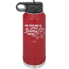 I'm Feeling a Little Stabby Today Unicorn - Laser Engraved Stainless Steel Drinkware - 2399 -