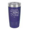 I Often Question My Sanity but the Unicorn Under My Bed Says I'm Okay - Laser Engraved Stainless Steel Drinkware - 2400 -