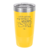 I Often Question My Sanity but the Unicorn Under My Bed Says I'm Okay - Laser Engraved Stainless Steel Drinkware - 2400 -