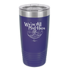We're All Mad Here - Laser Engraved Stainless Steel Drinkware - 2404 -