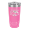 I May Look Calm But in My Head I've Gored You Twice - Laser Engraved Stainless Steel Drinkware - 2406 -