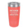 Patience My Facial Expressions Are Still Learning How to Use Their Inside Voice - Laser Engraved Stainless Steel Drinkware - 2414 -