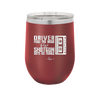 Driver Picks the Music Shotgun Shuts His Piehole - Laser Engraved Stainless Steel Drinkware - 2424 -
