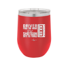 Driver Picks the Music Shotgun Shuts His Piehole - Laser Engraved Stainless Steel Drinkware - 2424 -