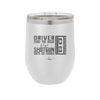 Driver Picks the Music Shotgun Shuts His Piehole - Laser Engraved Stainless Steel Drinkware - 2424 -